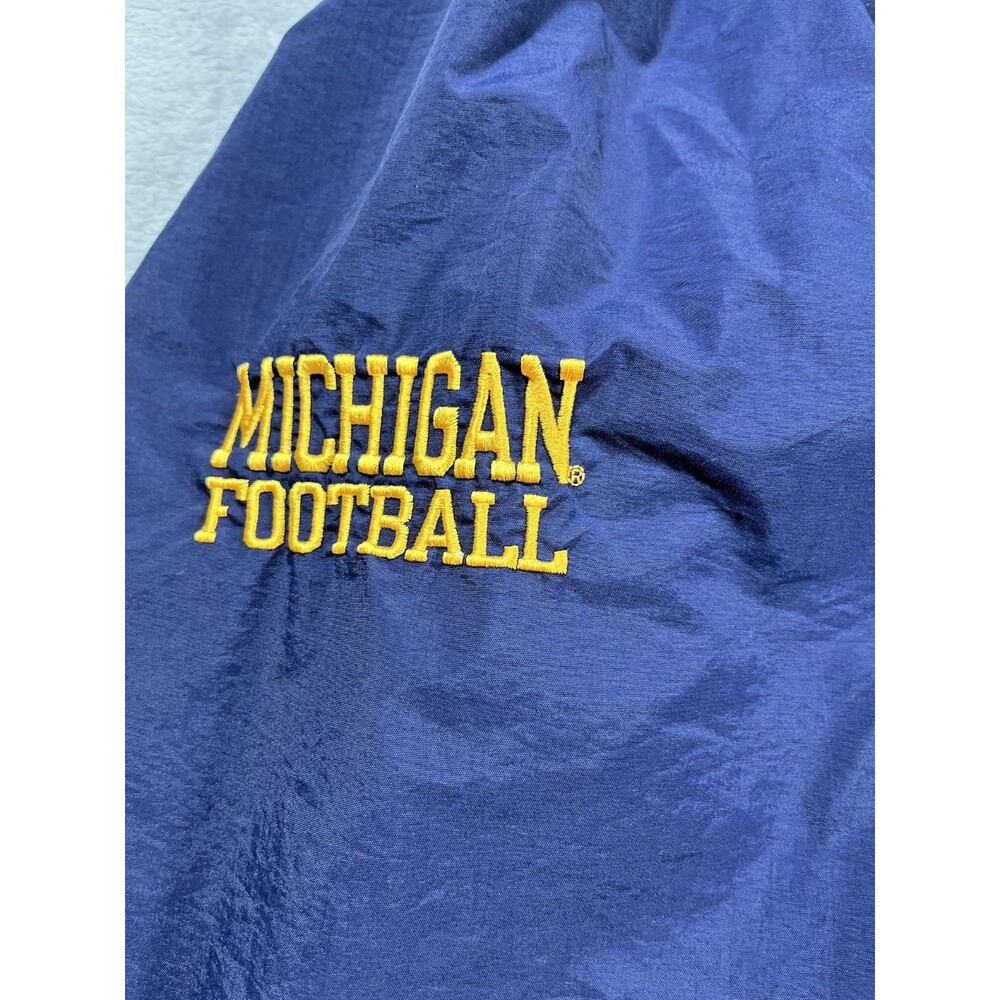 Vintage Champion Michigan Wolverines Medium Football Full Zip Hooded Jacket - Picture 4 of 13